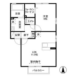 ボナールスクエア　Ａの物件間取画像